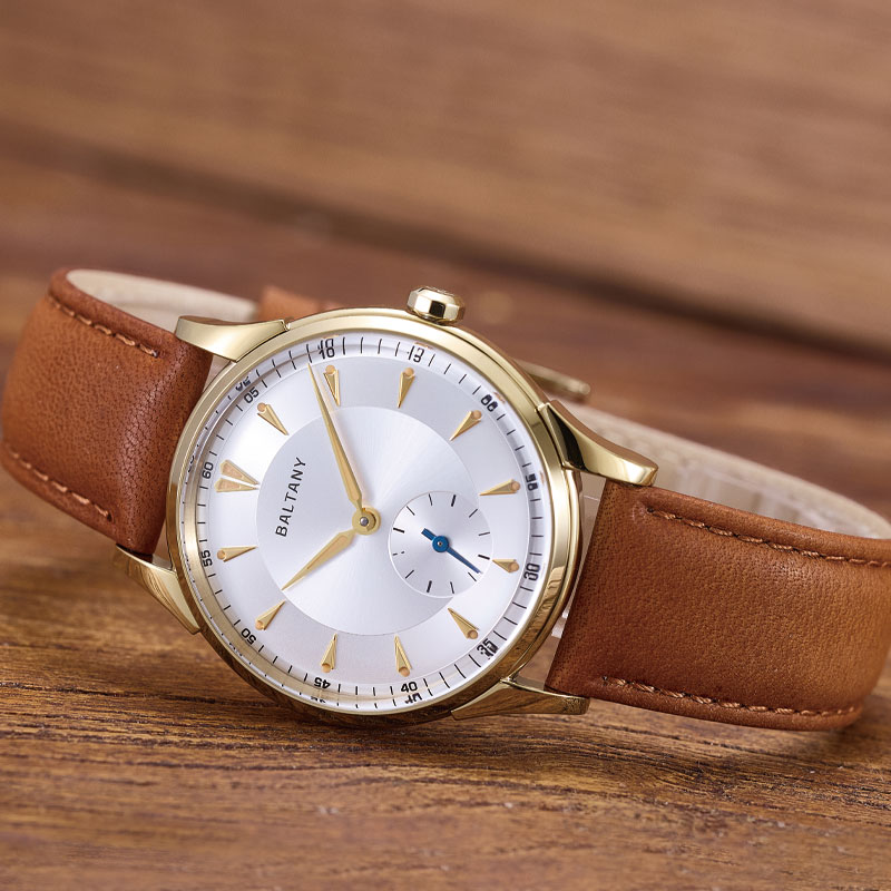 Seiko Watch Presage - Baltany Men PIlot Watch 38.5mm Mechanical