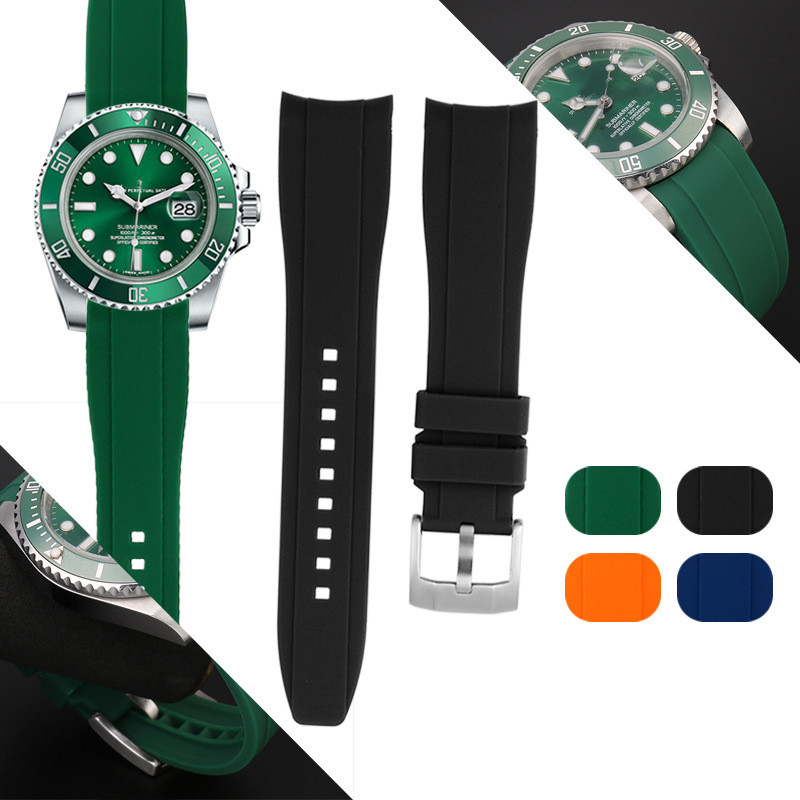 Rubber Strap Diver - Curved Interface Rubber Strap for 20mm