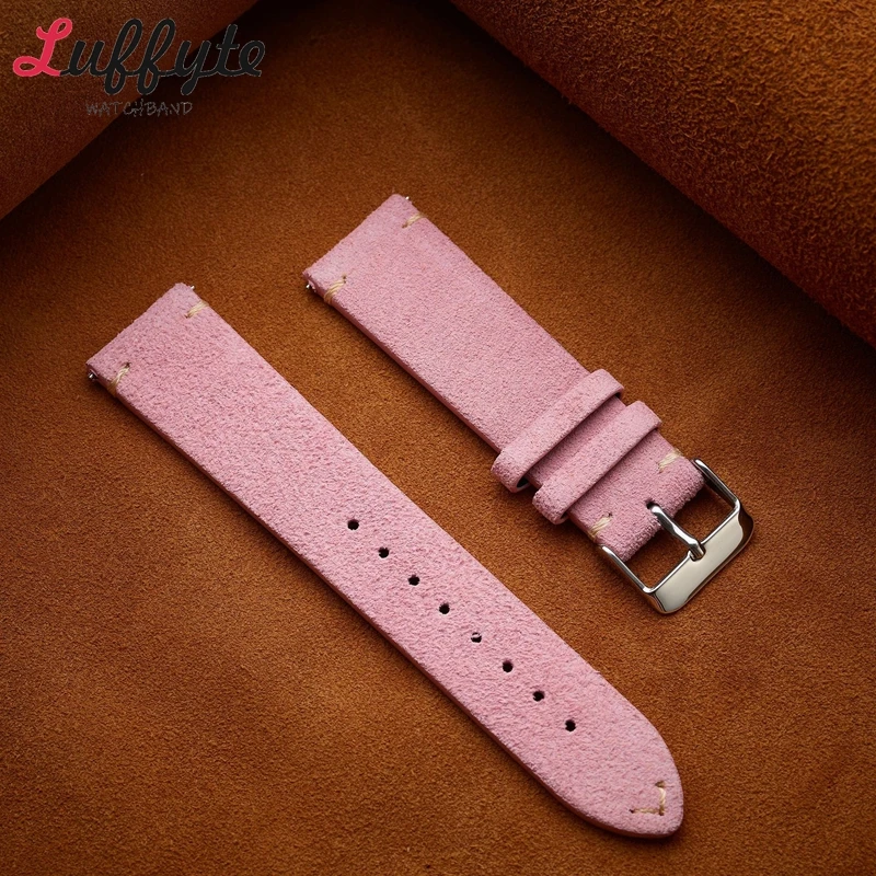 Vintage Suede Genuine Leather  - огляд і ціна Suede Strap Watch