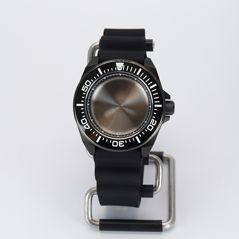 43.8mm Diver Watch Case Rubber - огляд і ціна Rubber Strap Diver