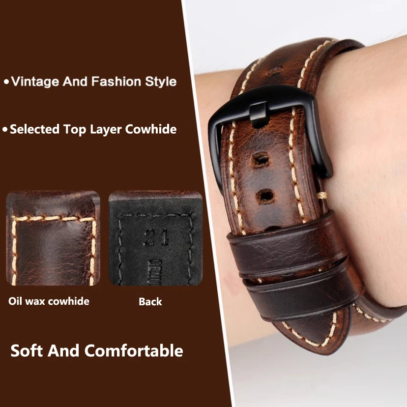 High Quality Genuine Leather S - огляд і ціна Leather Strap Quick Release