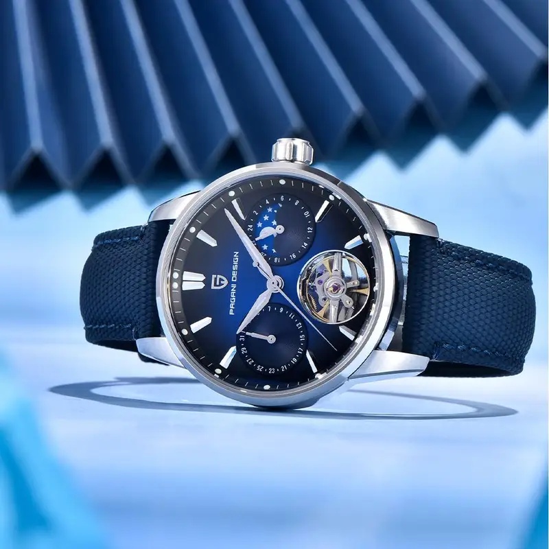 PAGANI DESIGN PDYS021 42MM Moo - огляд і ціна Canvas Strap Watch