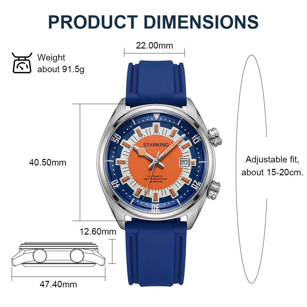 STARKING 8215 Men's Automatic  - огляд і ціна Seiko Watch Presage