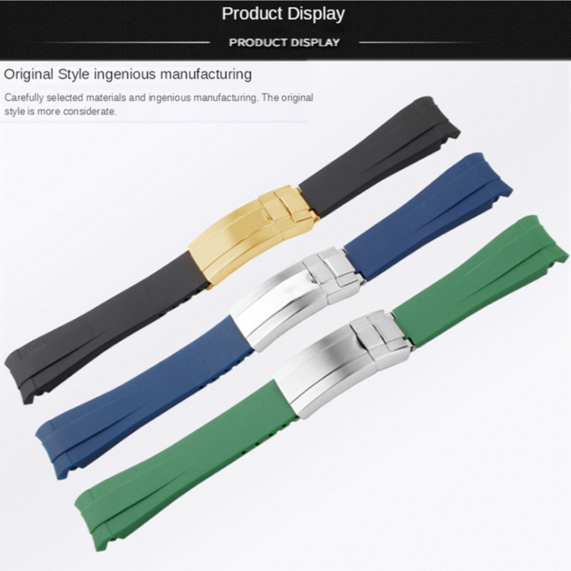Rubber Watch For Rolex Black G - огляд і ціна Rolex Watch Daytona