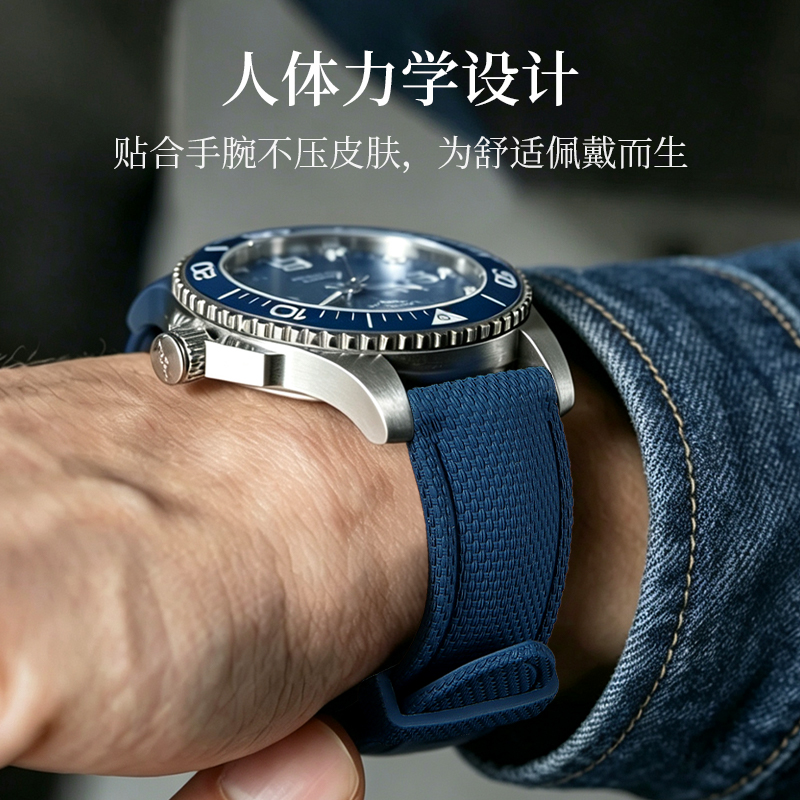 Fluororubber Watch Strap, Nylo - огляд і ціна Seiko Watch 5 Sports