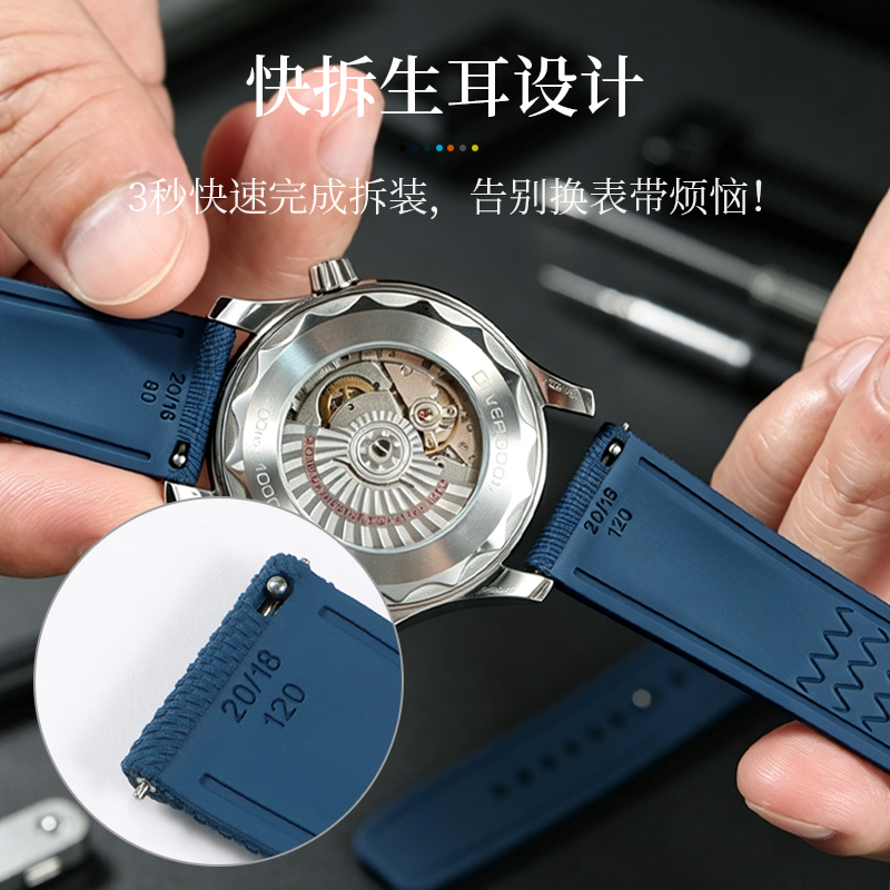 Fluororubber Watch Strap, Nylo - огляд і ціна Seiko Watch 5 Sports