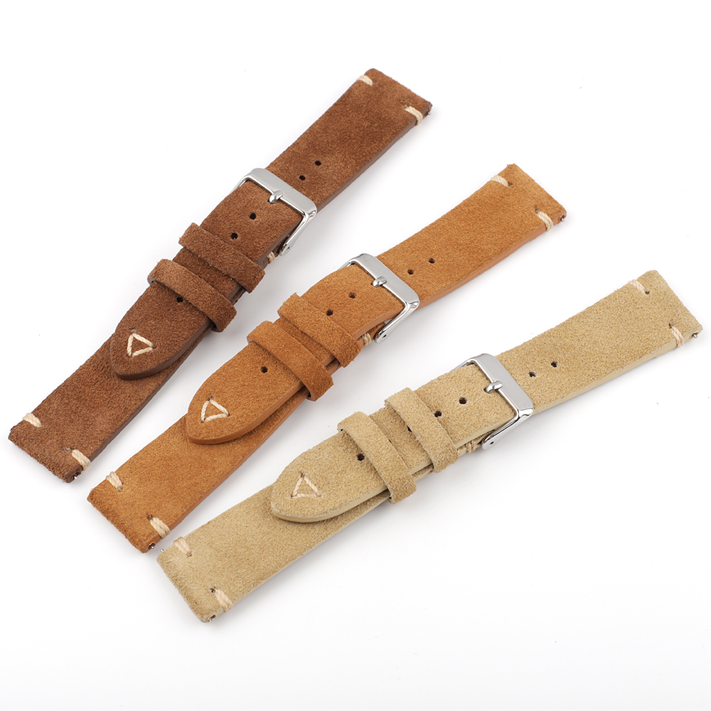 Soft Leather Suede Watch Strap - огляд і ціна Suede Strap Watch