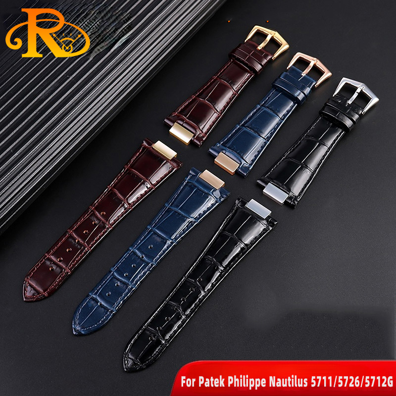 25X13mm notch Genuine Leather  - огляд і ціна Patek Philippe Watch Aquanaut
